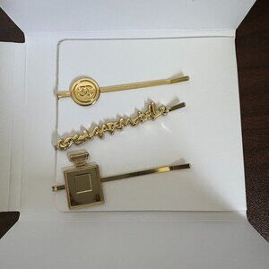 - Brand New Chanel Beauty Coco Mademoiselle Gold Hair Clips Brand New Chanel Beauty Coco Mademoiselle Gold Hair Clips  main image 4